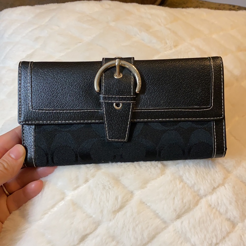 Black Coach Wallet
